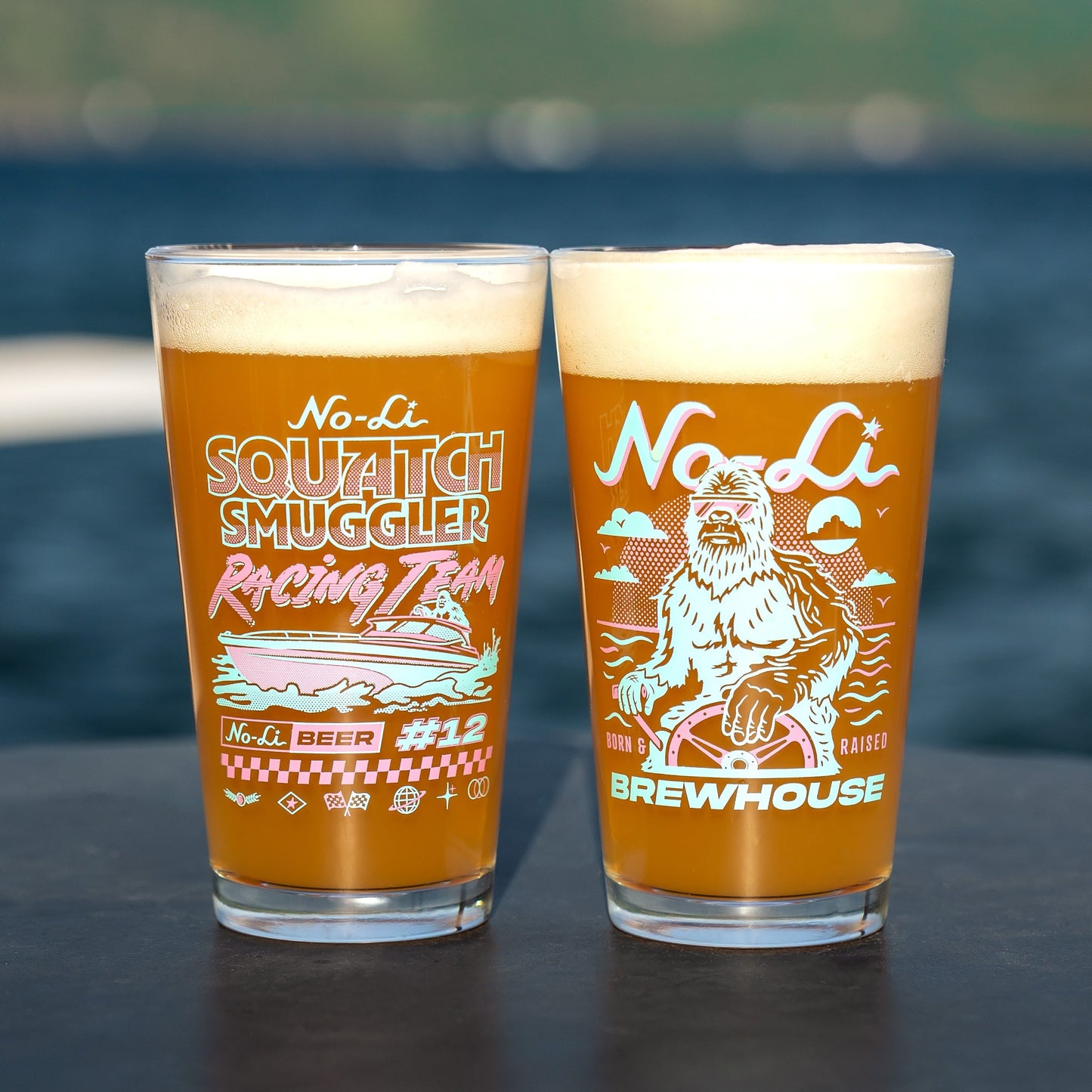 No-Li Smuggler Racing Team Pint Glass