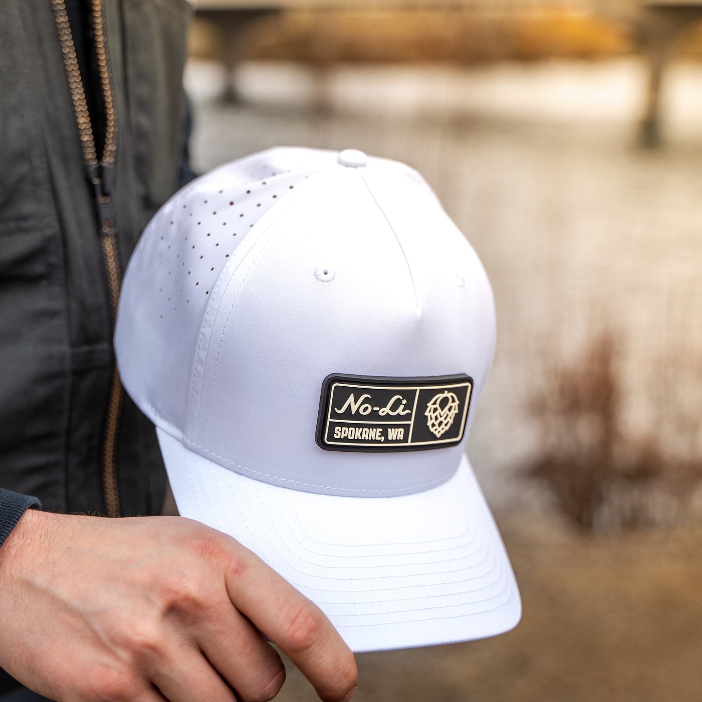 No-Li Golf Tech Hat White