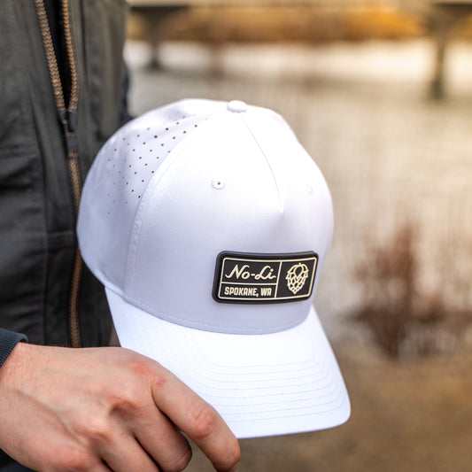 No-Li Golf Tech Hat White