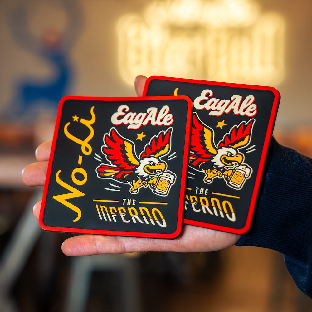 No-Li EagAle Rubber Coaster