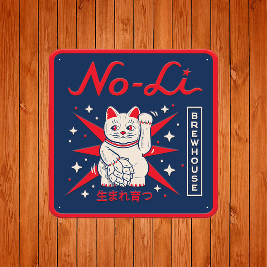 No-Li Maneki Neko Tin Tacker