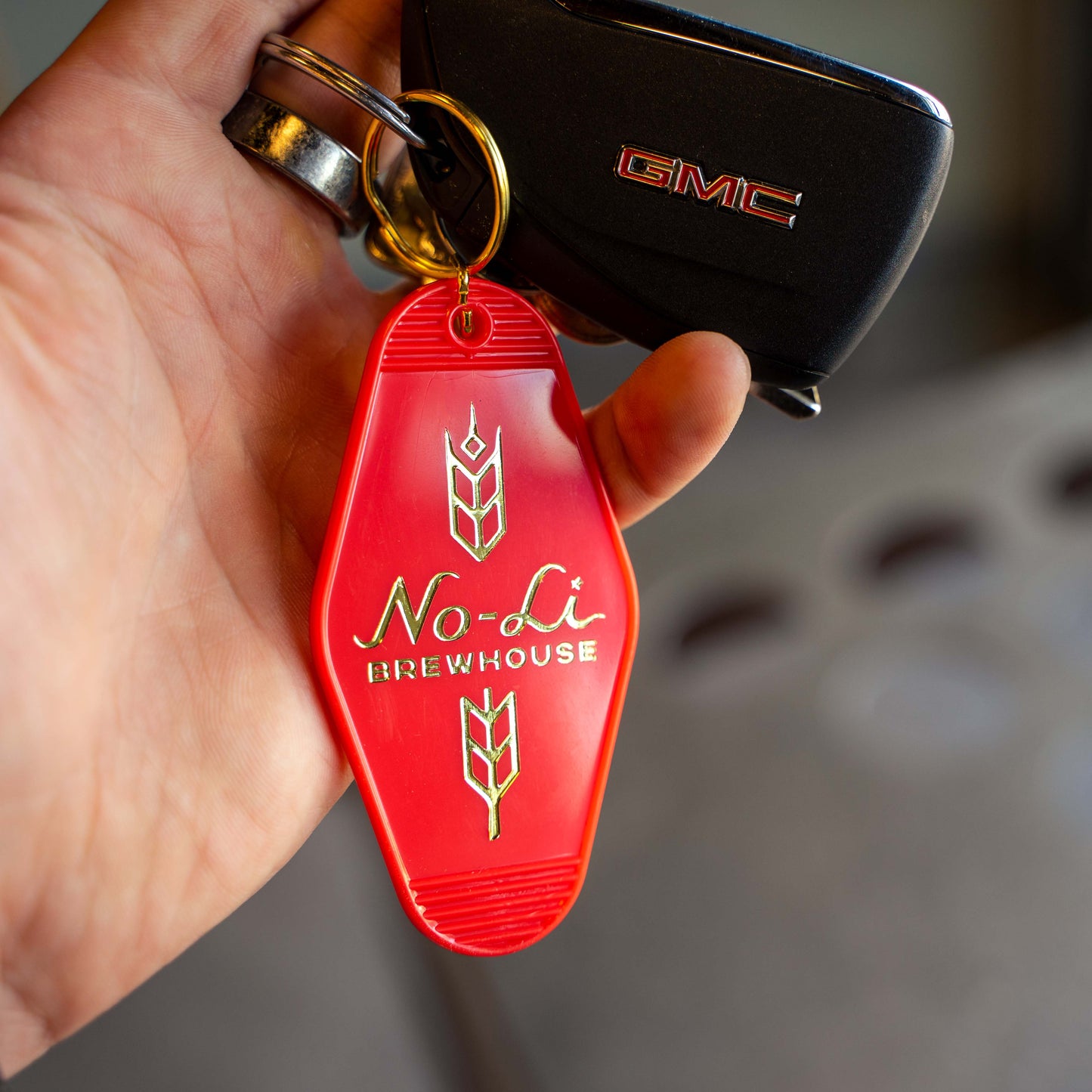 Motel Keychain