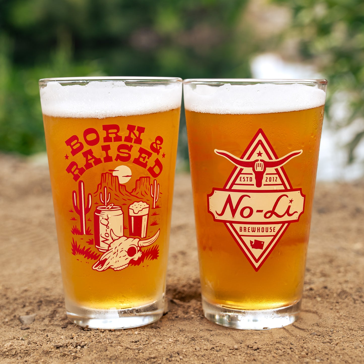 No-Li Wild West Pint Glass