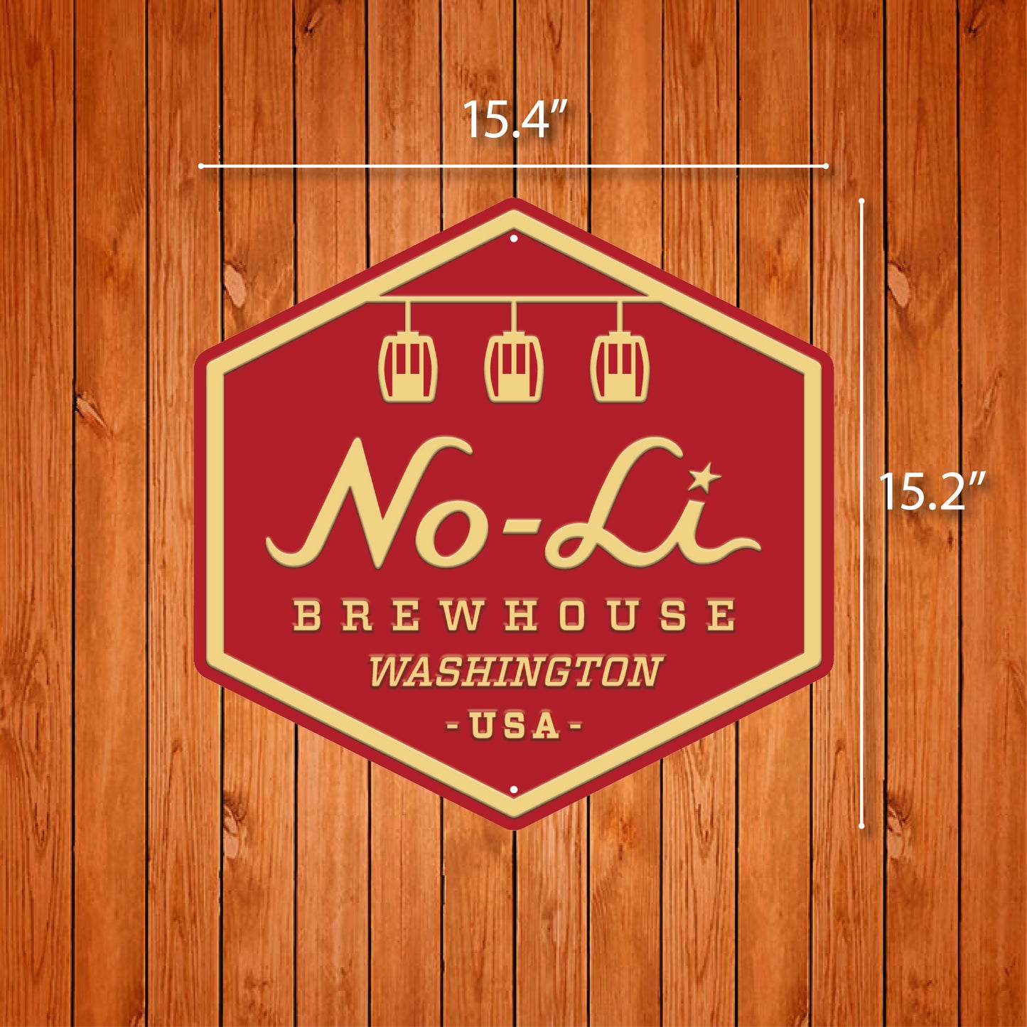 No-Li Red Hex Logo Tacker