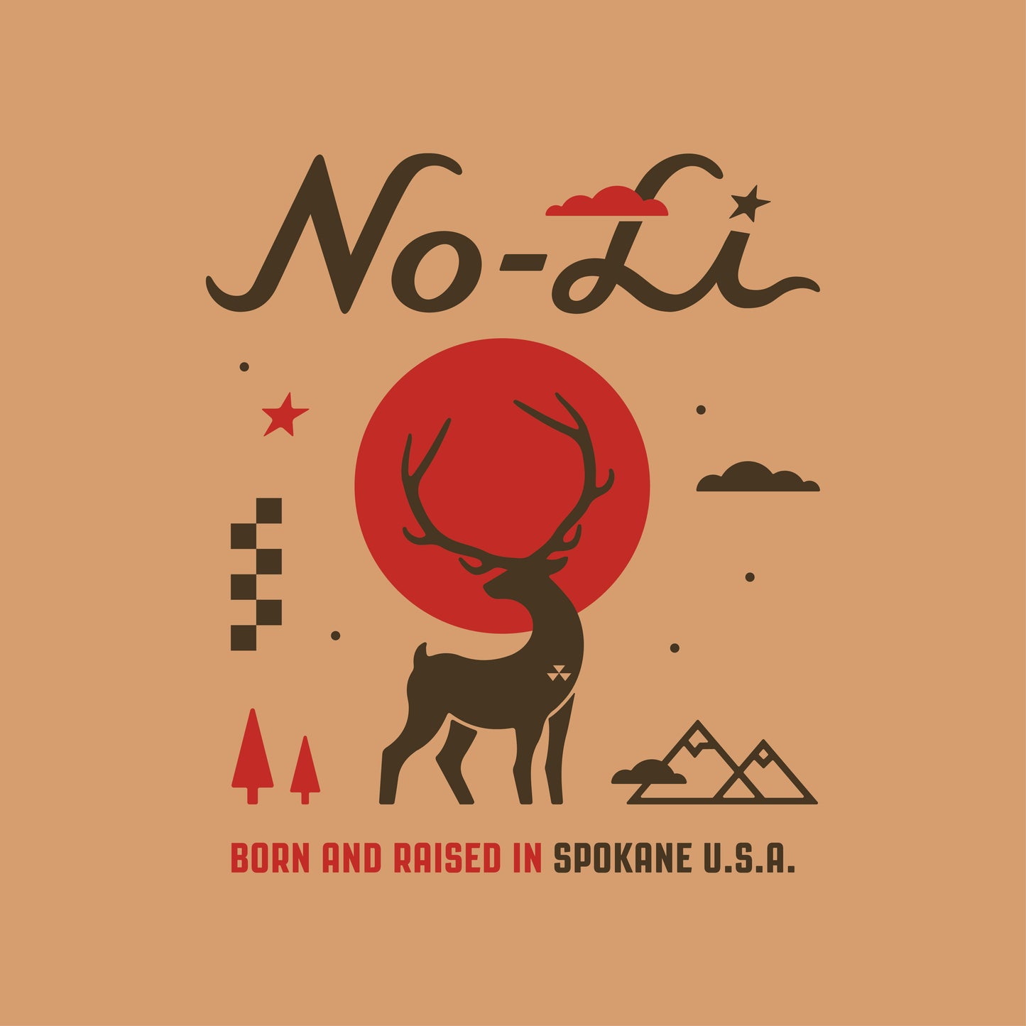 No-Li Stag Hoodie