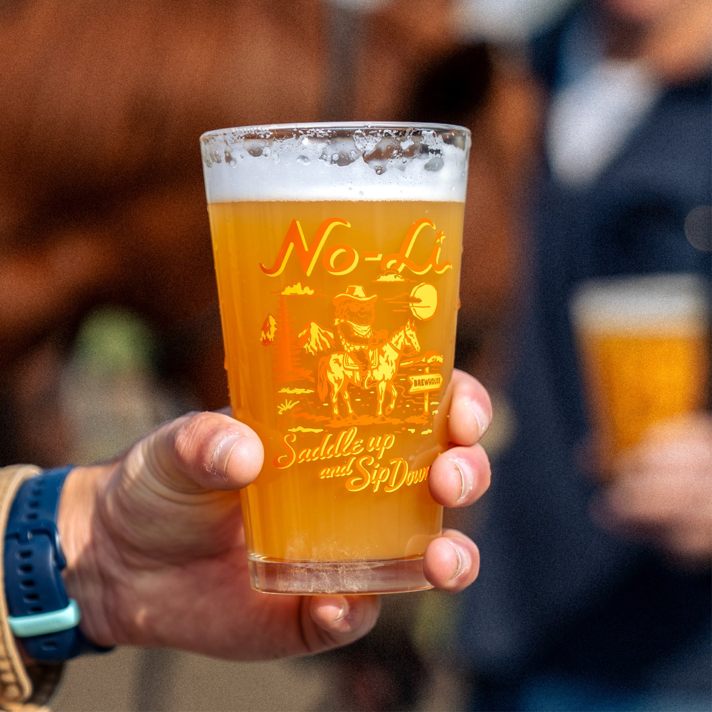 No-Li Wild West Pint Glass