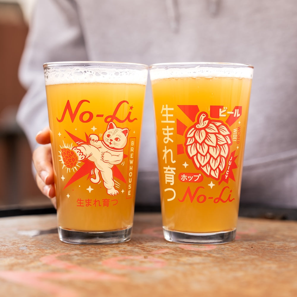 No-Li Maneki Dojo Pint Glass