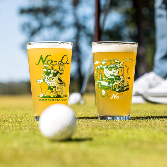 No-Li Mulligan Golf Pint Glass
