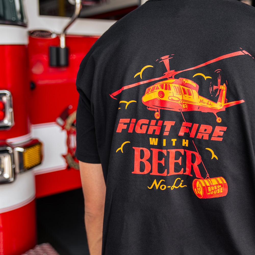 No-Li Fight Fire with Beer Tee