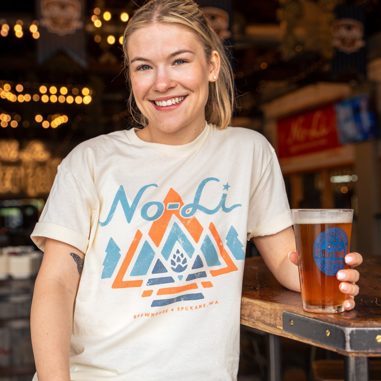 No-Li Geometric Hop Tee