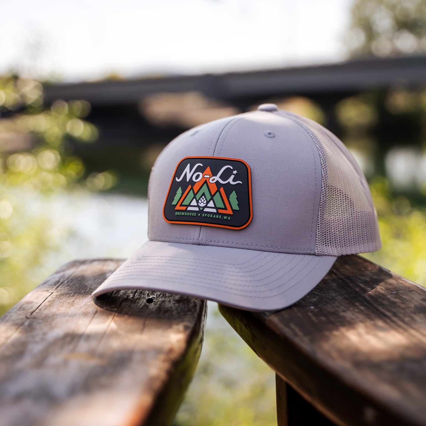 No-Li Geometric Hop Trucker Hat