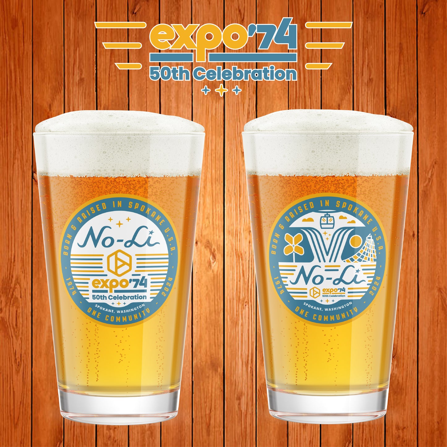 No-Li Expo '74 Celebration Pint Glass