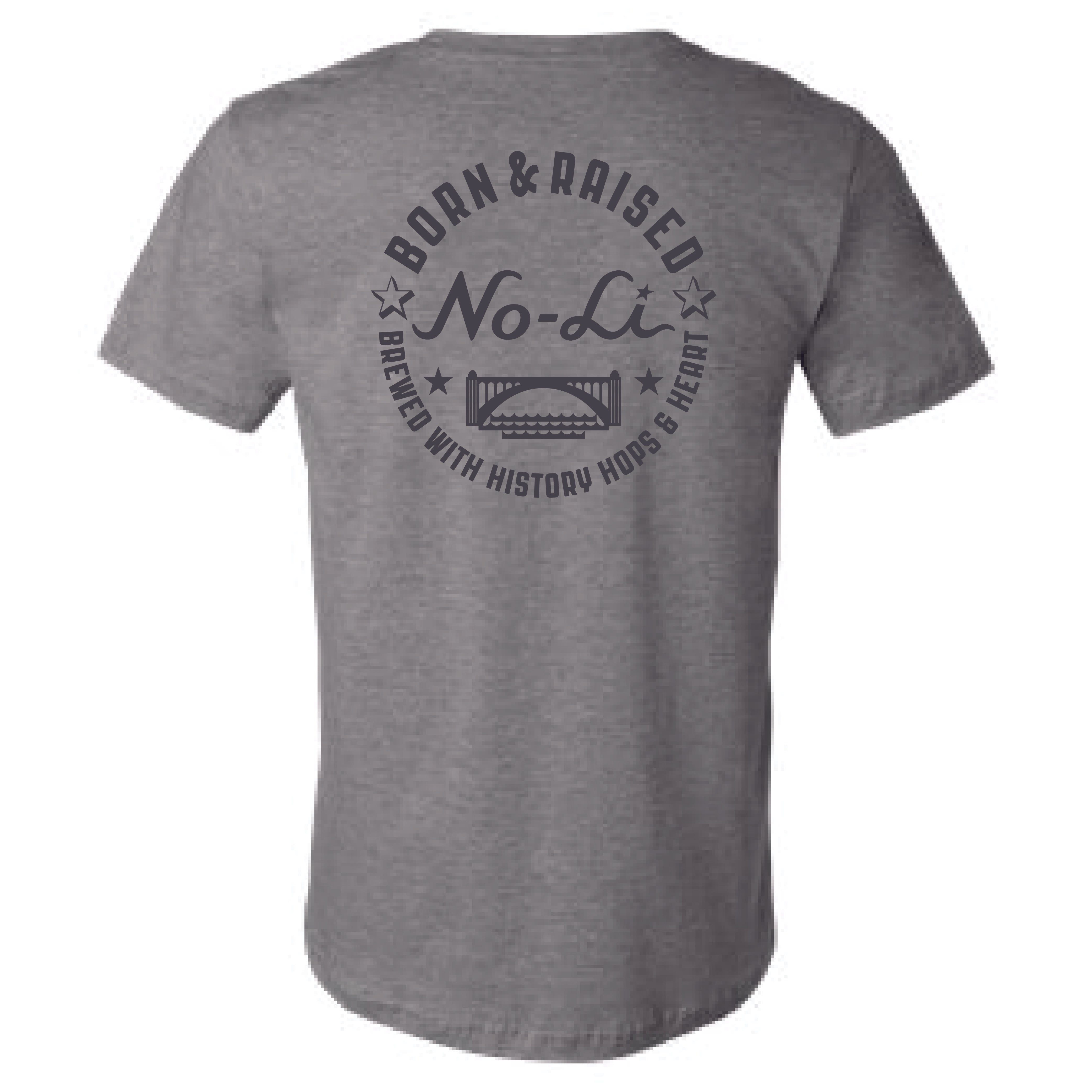 No-Li Born & Raised T-Shirt – No-Li Brewhouse Shop