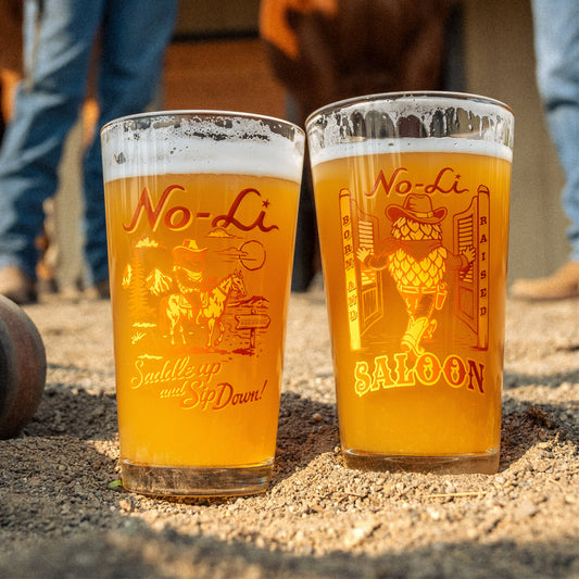No-Li Wild West Pint Glass