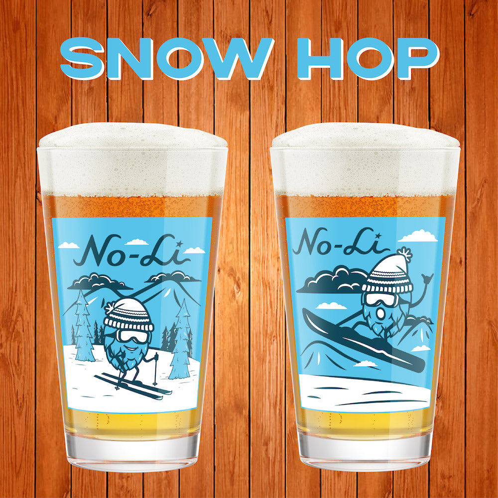 No-Li Snow Hop Pint Glass